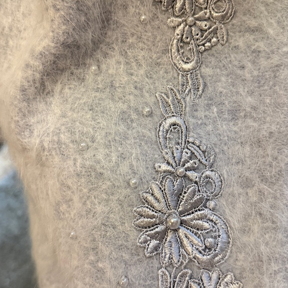 Vintage **RARE** Lee Sands Angora Rabbit Women’s Jacket - Picture 5 of 9